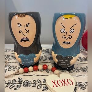 Beavis and Butthead Valentine’s day mug set.